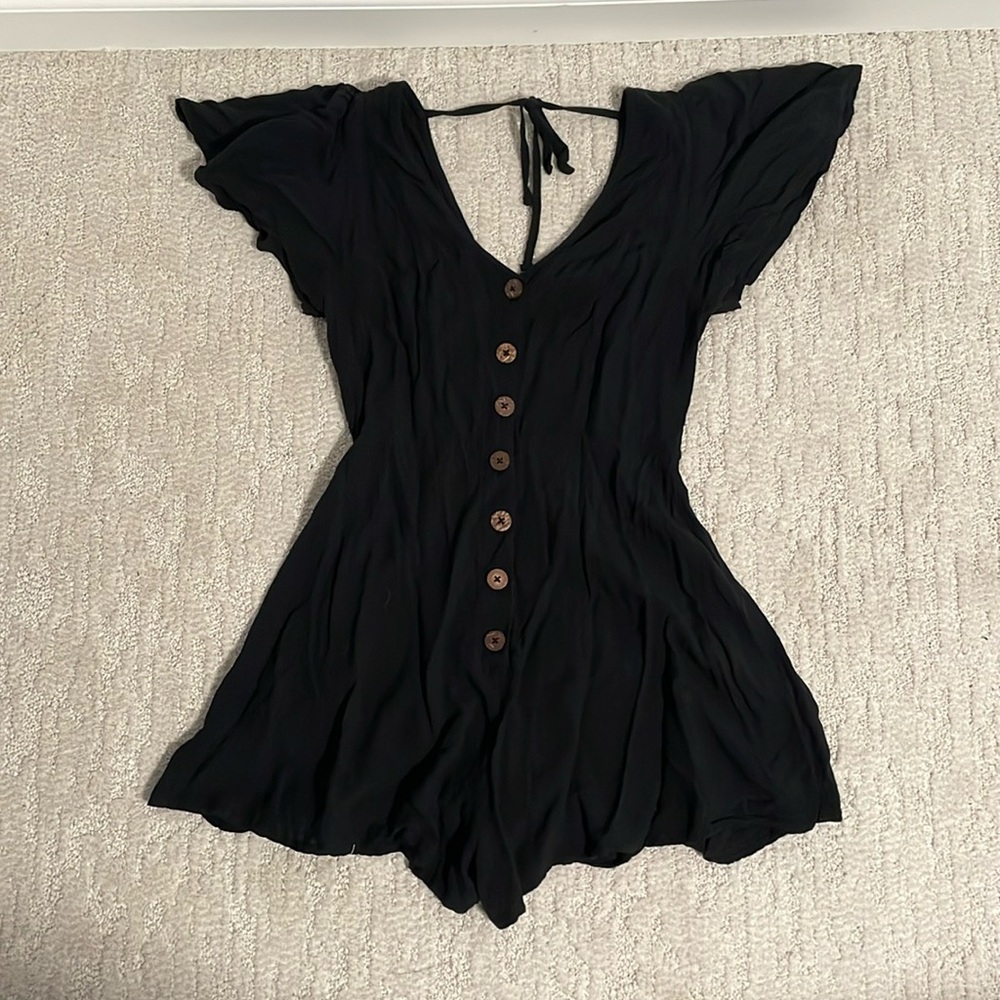 Forever 21 Black Romper sz S